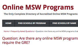 Online MSW Programs